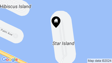 Map of 14 Star Island Dr, Miami Beach FL, 33139