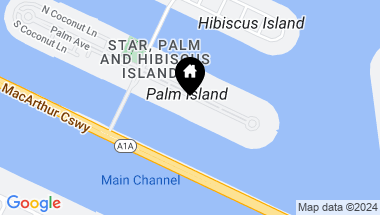 Map of 94 Palm Ave, Miami Beach FL, 33139