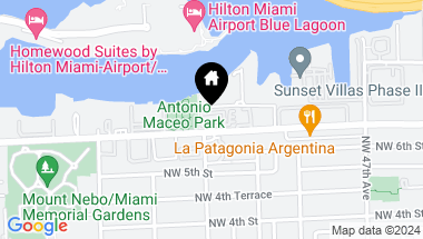 Map of 5055 NW 7th St # 1006, Miami FL, 33126