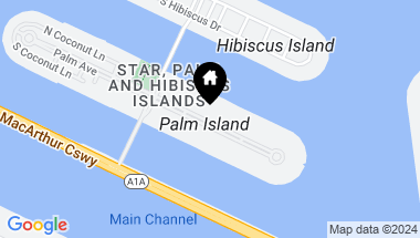 Map of 93 Palm Ave, Miami Beach FL, 33139