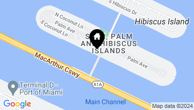Map of 158 Palm Ave, Miami Beach FL, 33139