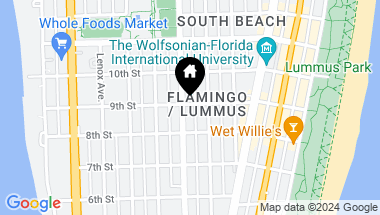 Map of 851 Meridian Ave # 46, Miami Beach FL, 33139