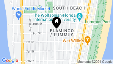 Map of 901 Meridian Ave # 104, Miami Beach FL, 33139