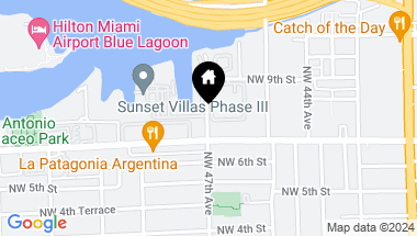 Map of 4705 NW 7th St # 7 Unit: 108-7, Miami FL, 33126