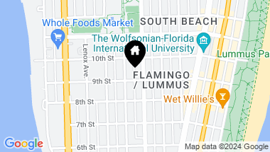 Map of 900 Meridian Ave # 110, Miami Beach FL, 33139