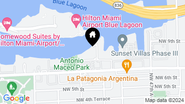 Map of 5091 NW 7th St # 405, Miami FL, 33126