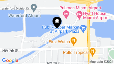 Map of 1000 NW 57th Ct, Miami FL, 33126