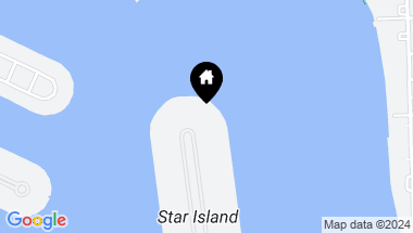 Map of 23 Star Island Dr, Miami Beach FL, 33139