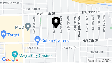 Map of 811 NW 34th Ave, Miami FL, 33125