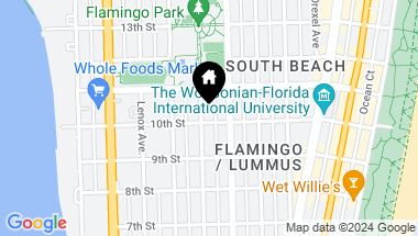 Map of 833 10th St # 103, Miami Beach FL, 33139