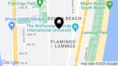 Map of 641 10th St, Miami Beach FL, 33139