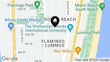 Map of 1021 Euclid Ave # 10, Miami Beach FL, 33139