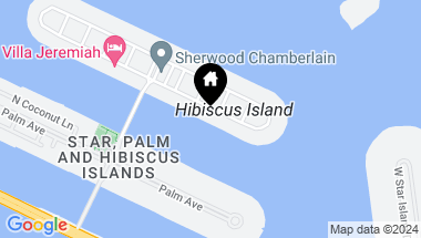 Map of 102 S Hibiscus Dr, Miami Beach FL, 33139