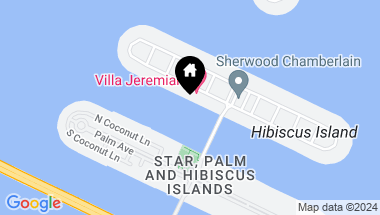 Map of 280 S HIBISCUS DR, Miami Beach FL, 33139