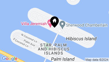 Map of 250 S Hibiscus Dr, Miami Beach FL, 33139