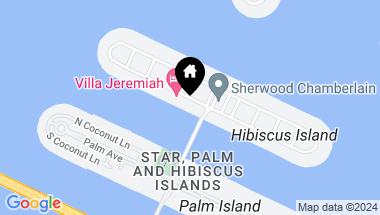 Map of 250 S Hibiscus Dr, Miami Beach FL, 33139