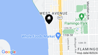 Map of 1200 West Ave # 1017, Miami Beach FL, 33139
