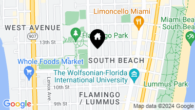 Map of 1200 Euclid Ave # 110, Miami Beach FL, 33139