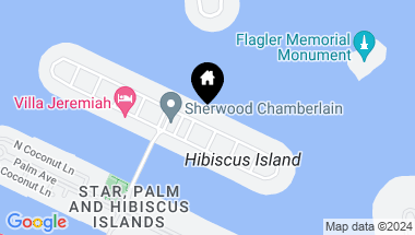 Map of 165 N Hibiscus Dr, Miami Beach FL, 33139