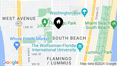 Map of 1220 Euclid Ave # 5, Miami Beach FL, 33139