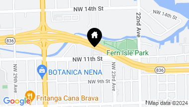 Map of 2385 NW 11th St # B21, Miami FL, 33125