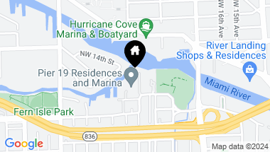Map of 1901 NW South River Dr # 61f, Miami FL, 33125