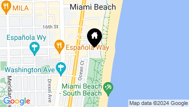 Map of 1451 Ocean Dr, Miami Beach FL, 33139