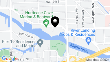 Map of 1740 NW North River Dr # 614, Miami FL, 33125