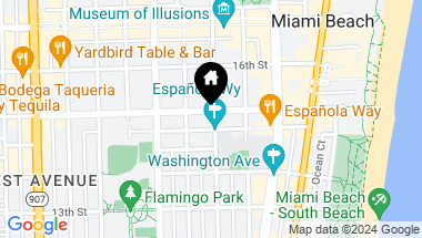 Map of 600 15th St # 6, Miami Beach FL, 33139
