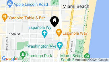 Map of 439 15th St # 4, Miami Beach FL, 33139
