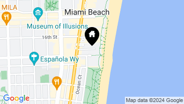 Map of 1500 Ocean Drive 1003, Miami Beach FL, 33139