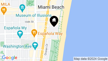Map of 1500 Ocean Dr # 1210, Miami Beach FL, 33139