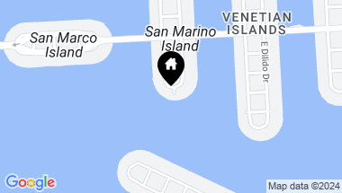 Map of 10 W San Marino Dr, Miami Beach FL, 33139