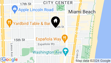 Map of 1550 Drexel Avenue # 103, Miami Beach FL, 33139