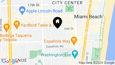 Map of 1560 Pennsylvania Avenue # 214, Miami Beach FL, 33139