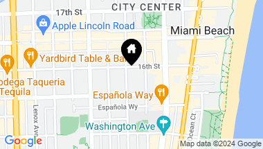 Map of 1555 Pennsylvania Avenue # 209, Miami Beach FL, 33139