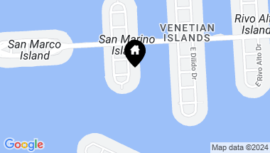 Map of 55 E San Marino Dr, Miami Beach FL, 33139