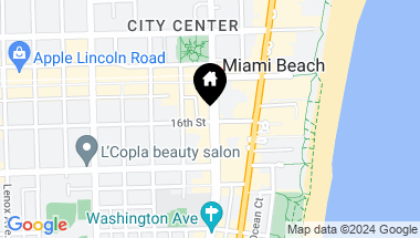 Map of 1600 Washington Ave, Miami Beach FL, 33139