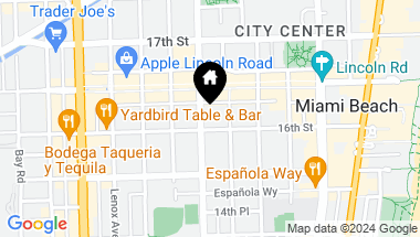 Map of 1611 Meridian Ave # 304, Miami Beach FL, 33139
