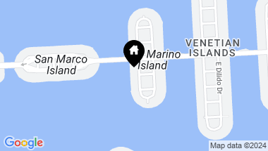 Map of 126 W San Marino Dr, Miami Beach FL, 33139