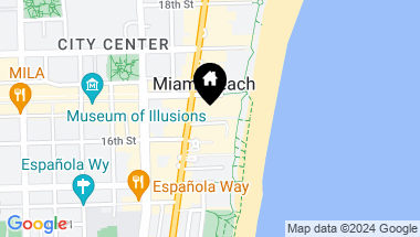 Map of 1621 Collins Ave. # 505, Miami Beach FL, 33139