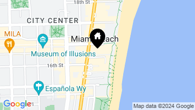 Map of 1623 Collins Ave # 216, Miami Beach FL, 33139