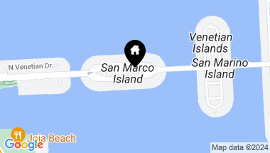 Map of 1351 S Venetian Way, Miami FL, 33139