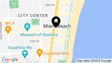 Map of 100 Lincoln Rd # 535, Miami Beach FL, 33139