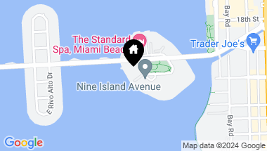 Map of 5 Island Av 7a, Miami Beach FL, 33139