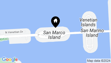 Map of 1353 N Venetian Way, Miami FL, 33139