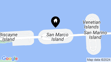 Map of 1335 N Venetian Way, Miami FL, 33139