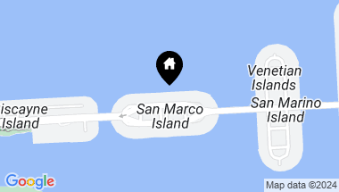 Map of 1337 N Venetian Way, Miami FL, 33139