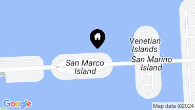 Map of 1401 N Venetian Way, Miami Beach FL, 33139