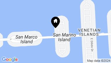 Map of 250 W San Marino Dr, Miami Beach FL, 33139